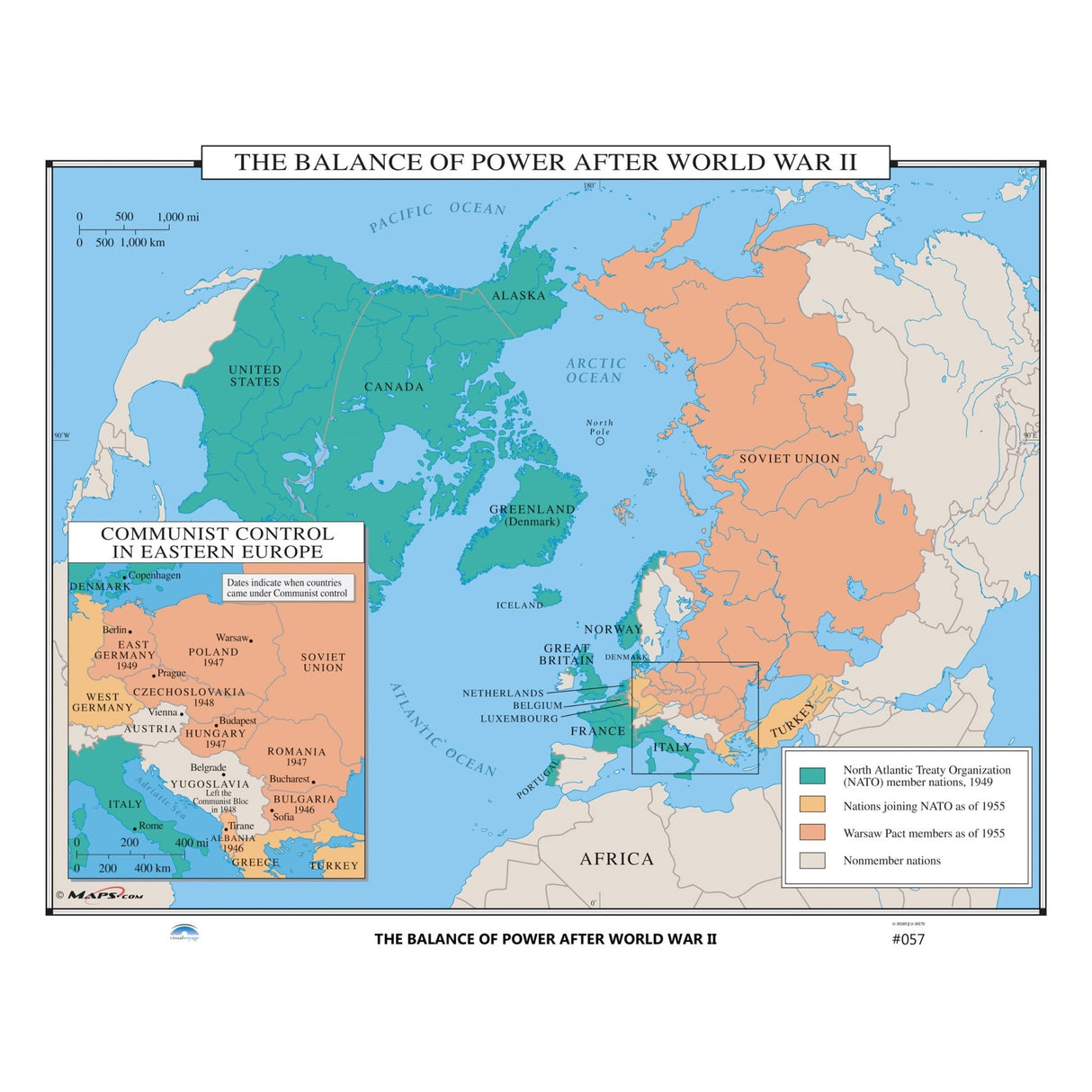 #057 The Balance of Power After World War II - Ultimate Globes - POD - KA - HIST - 057 - PAPER - Ultimate Globes