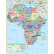 Africa Essential Wall Map - Ultimate Globes - POD - KA - AFR - ESSTL - 42X54 - PAPER - Ultimate Globes