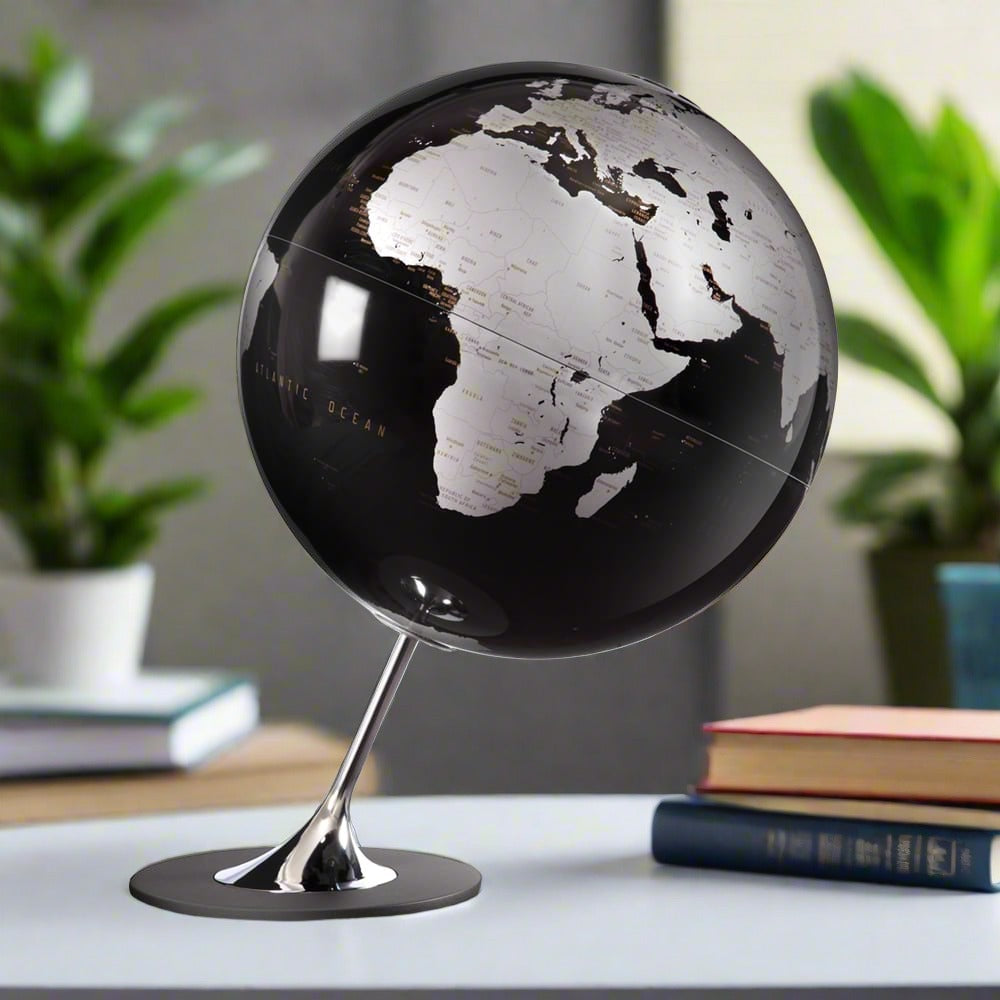 Anglo Globe (black) - Waypoint Geographic - WP41012 - Ultimate Globes