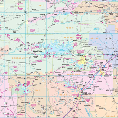 Arkansas State Wall Map - Ultimate Globes - POD - KA - S - AR - WALL - PAPER - Ultimate Globes