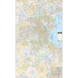 Boston, MA Wall Map - Ultimate Globes - POD - KA - C - MA - BOSTON - PAPER - Ultimate Globes