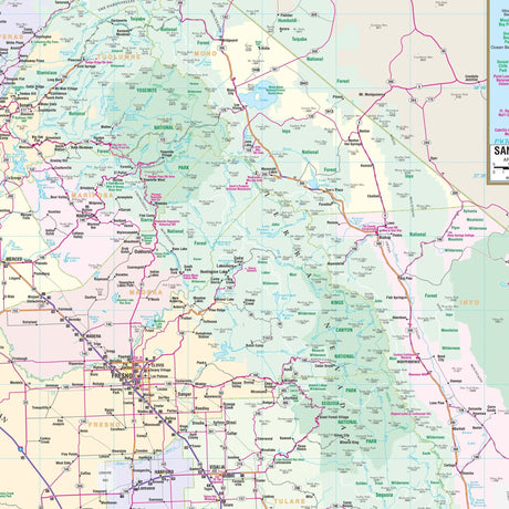 California State Wall Map - Ultimate Globes - POD - KA - S - CA - WALL - PAPER - Ultimate Globes