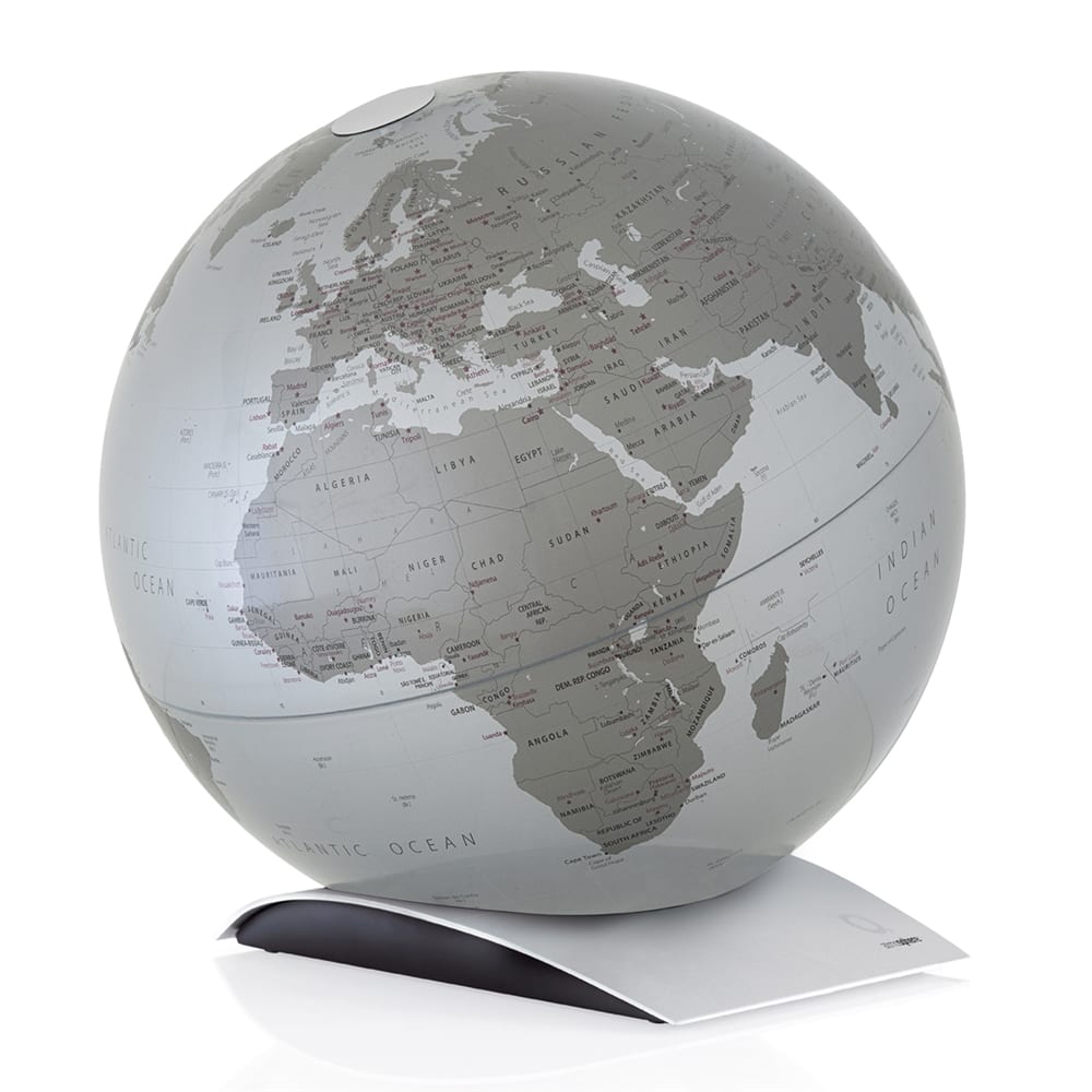 Capital Q Globe (silver) - Waypoint Geographic - WP41011 - Ultimate Globes