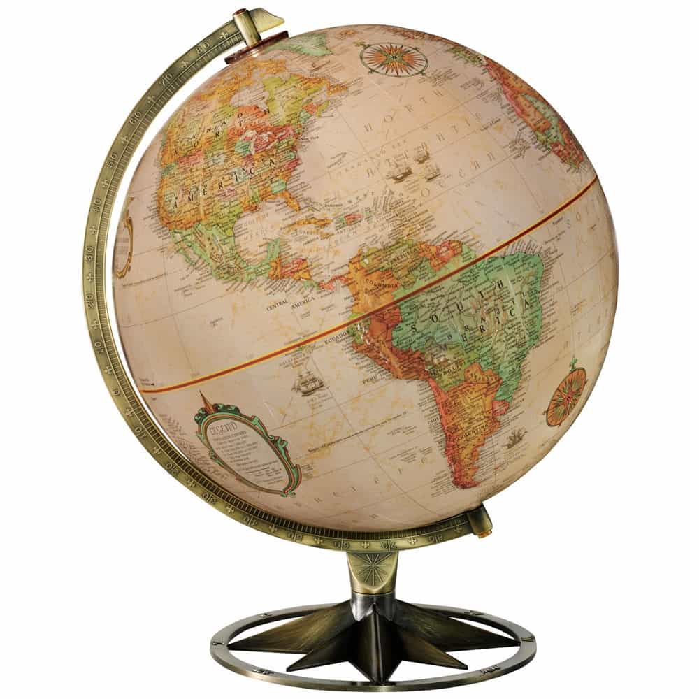 Compass Rose Globe - Replogle Globes - RP - 36518 - Ultimate Globes