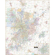 Dayton, OH Wall Map - Ultimate Globes - POD - KA - C - OH - DAYTON - PAPER - Ultimate Globes