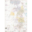 Fayetteville & Bentonville, AR Wall Map - Ultimate Globes - POD - KA - C - AR - FAYETTEVILLE - PAPER - Ultimate Globes