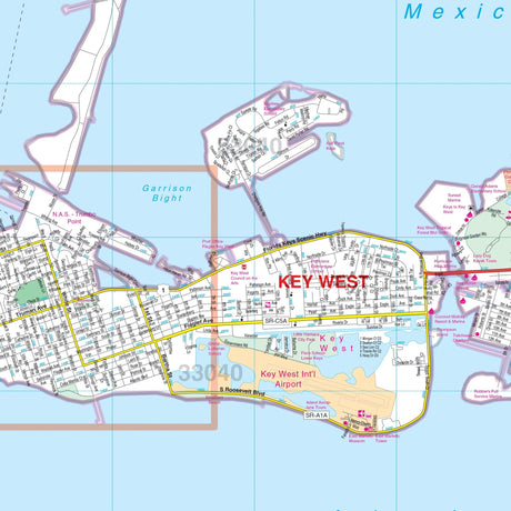 Florida Keys, FL Wall Map - Ultimate Globes - POD - KA - C - FL - FLORIDAKEYS - PAPER - Ultimate Globes