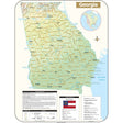 Georgia Shaded Relief State Wall Map - Ultimate Globes - POD - KA - S - GA - SHR - 29X38 - PAPER - Ultimate Globes