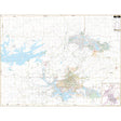 Hot Springs & Garland County, AR Wall Map - Ultimate Globes - POD - KA - C - AR - HOTSPRINGS - PAPER - Ultimate Globes