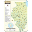 Illinois Shaded Relief State Wall Map - Ultimate Globes - POD - KA - S - IL - SHR - 29X38 - PAPER - Ultimate Globes