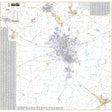Jackson, Madison County, TN Wall Map - Ultimate Globes - POD - KA - C - TN - JACKSON - PAPER - Ultimate Globes