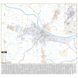 Jefferson City & Fulton County, MO Wall Map - Ultimate Globes - POD - KA - C - MO - JEFFERSONCITY - PAPER - Ultimate Globes
