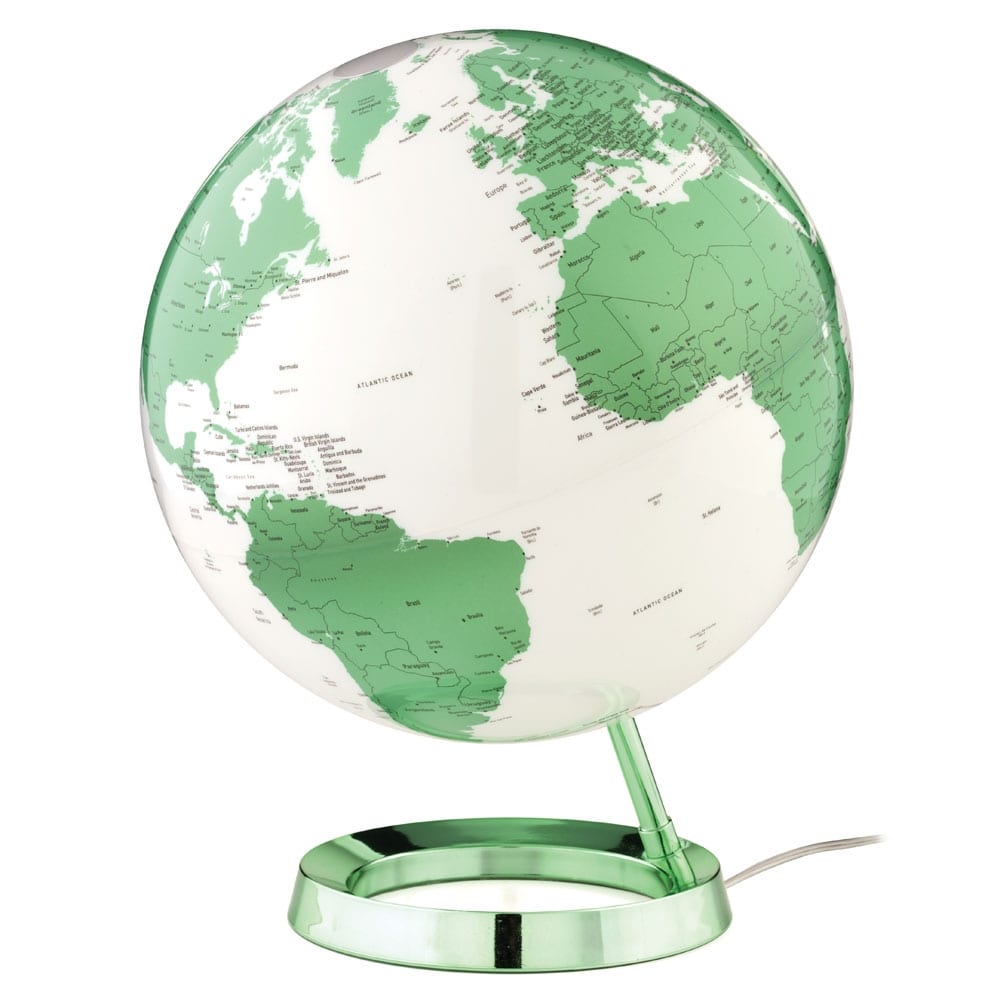 Light & Color Globe (hot green) - Waypoint Geographic - WP40011 - Ultimate Globes