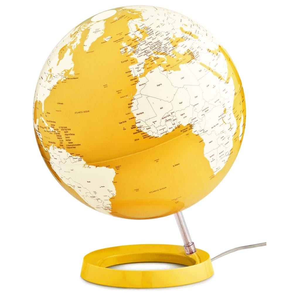 Light & Color Globe (yellow) - Waypoint Geographic - WP40008 - Ultimate Globes