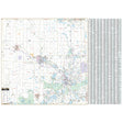 Livingston County, MI Wall Map - Ultimate Globes - POD - KA - C - MI - LIVINGSTON - PAPER - Ultimate Globes