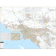 Los Angeles Ventura Orange Counties Wall Map - Ultimate Globes - POD - KA - C - CA - LAVENTURAORANGE - PAPER
