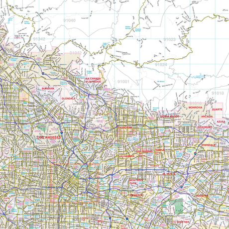 Los Angeles Ventura Orange Counties Wall Map Ultimate Globes - POD - KA - C - CA - LAVENTURAORANGE - PAPER - Ultimate Globes