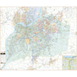 Louisville & Jefferson County, KY Wall Map - Ultimate Globes - POD - KA - C - KY - LOUISVILLE - PAPER - Ultimate Globes