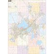 Madison, WI Wall Map - Ultimate Globes - POD - KA - C - WI - MADISON - PAPER - Ultimate Globes