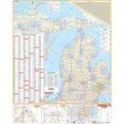 Michigan State Wall Map - Ultimate Globes - POD - KA - S - MI - WALL - PAPER - Ultimate Globes