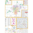 Mt Pleasant, MI Wall Map - Ultimate Globes - POD - KA - C - MI - MTPLEASANT - PAPER - Ultimate Globes