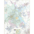 Nashville & Davidson County, TN Wall Map - Ultimate Globes - POD - KA - C - TN - NASHVILLE - PAPER - Ultimate Globes