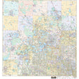 Oakland County, MI Wall Map - Ultimate Globes - POD - KA - C - MI - OAKLAND - PAPER - Ultimate Globes