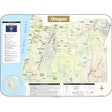 Oregon Shaded Relief State Wall Map - Ultimate Globes - POD - KA - S - OR - SHR - 63X47 - PAPER - Ultimate Globes