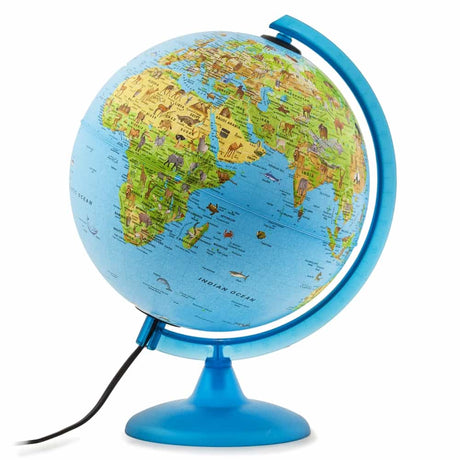 Safari Explorer Animals Globe (blue) - Waypoint Geographic - WP12101 - Ultimate Globes
