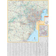 Southeast Michigan Regional Wall Map - Ultimate Globes - POD - KA - R - MI - SOUTHEAST - PAPER - Ultimate Globes