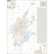 Springfield, IL Wall Map - Ultimate Globes - POD - KA - C - IL - SPRINGFIELD - PAPER - Ultimate Globes