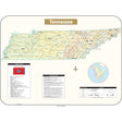Tennessee Shaded Relief State Wall Map - Ultimate Globes - POD - KA - S - TN - SHR - 38X28 - PAPER - Ultimate Globes