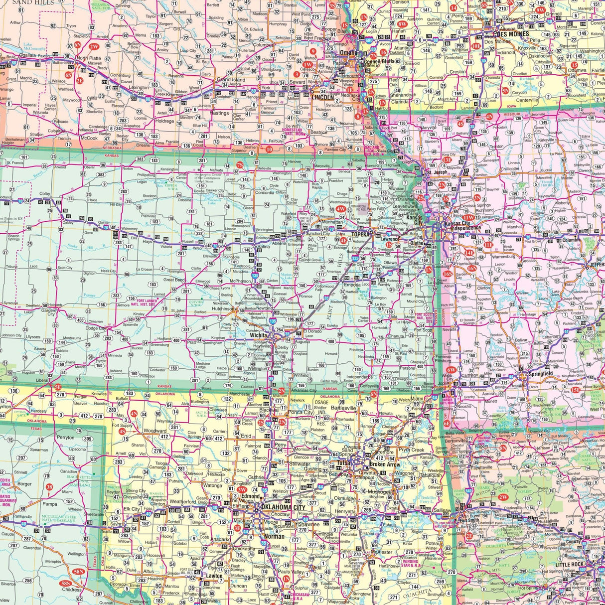 United States Dispatchers Wall Map - Ultimate Globes - POD - KA - US - DISPATCHERS - PAPER - Ultimate Globes