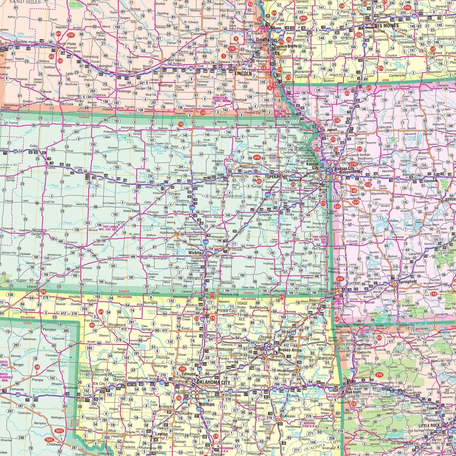 United States Dispatchers Wall Map - Ultimate Globes - POD - KA - US - DISPATCHERS - PAPER - Ultimate Globes