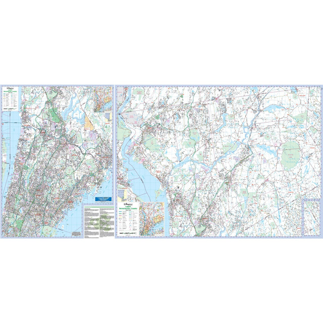 Westchester County, NY Wall Map - Ultimate Globes - POD - KA - C - NY - WESTCHESTER - PAPER - Ultimate Globes