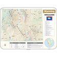 Wyoming Shaded Relief State Wall Map - Ultimate Globes - POD - KA - S - WY - SHR - 38X28 - PAPER - Ultimate Globes