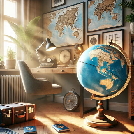 Globes of Adventure: Desk and Floor World Globes for Travel Lovers - Ultimate Globes