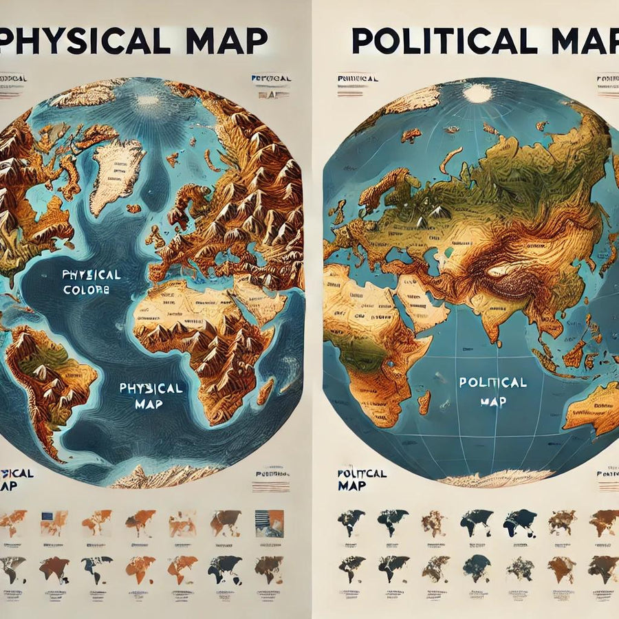Political Map Rotation Political Maps vs. Physical Maps: Key Differences Explained – Ultimate ...