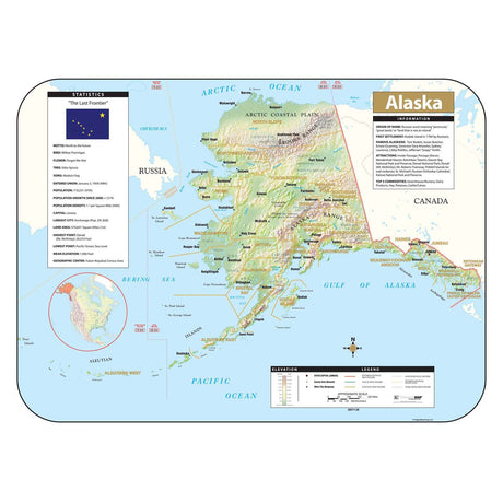 Alaska Wall Maps - Ultimate Globes