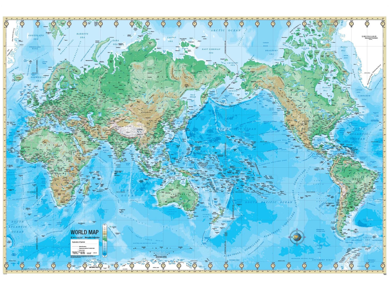 U.S., World & Continent Wall Maps - Ultimate Globes