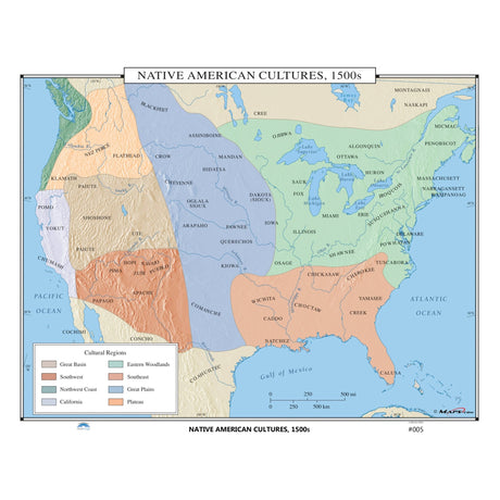 #005 Native American Cultures, 1500s - KA-HIST-005-PAPER - Ultimate Globes