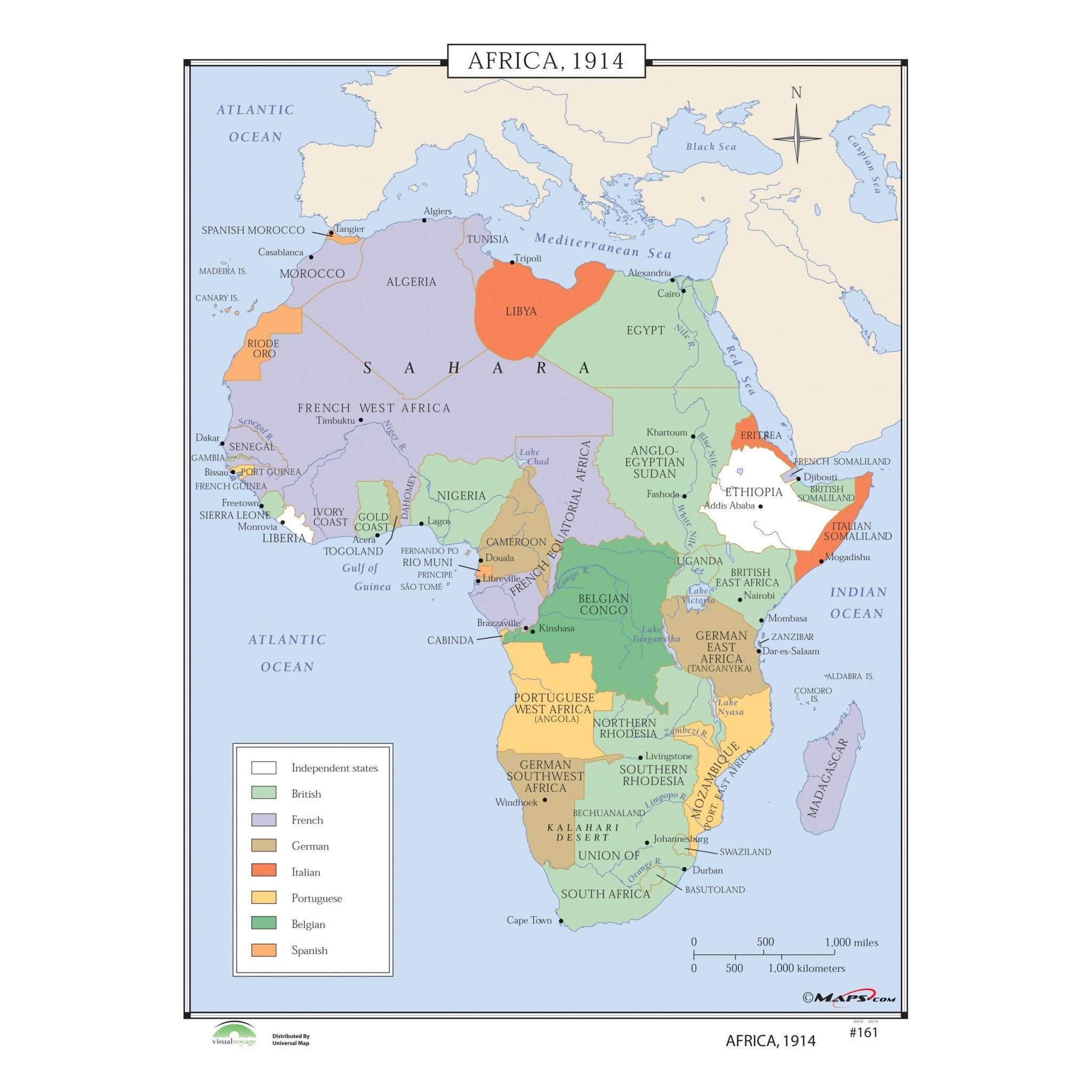 Africa Map In 1914 Imperialism In Africa Map Activity Lesson For World 161 Africa 1914 646244 