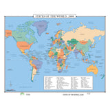#184 State of the World, 2000 - KA-HIST-184-LAMINATED - Ultimate Globes