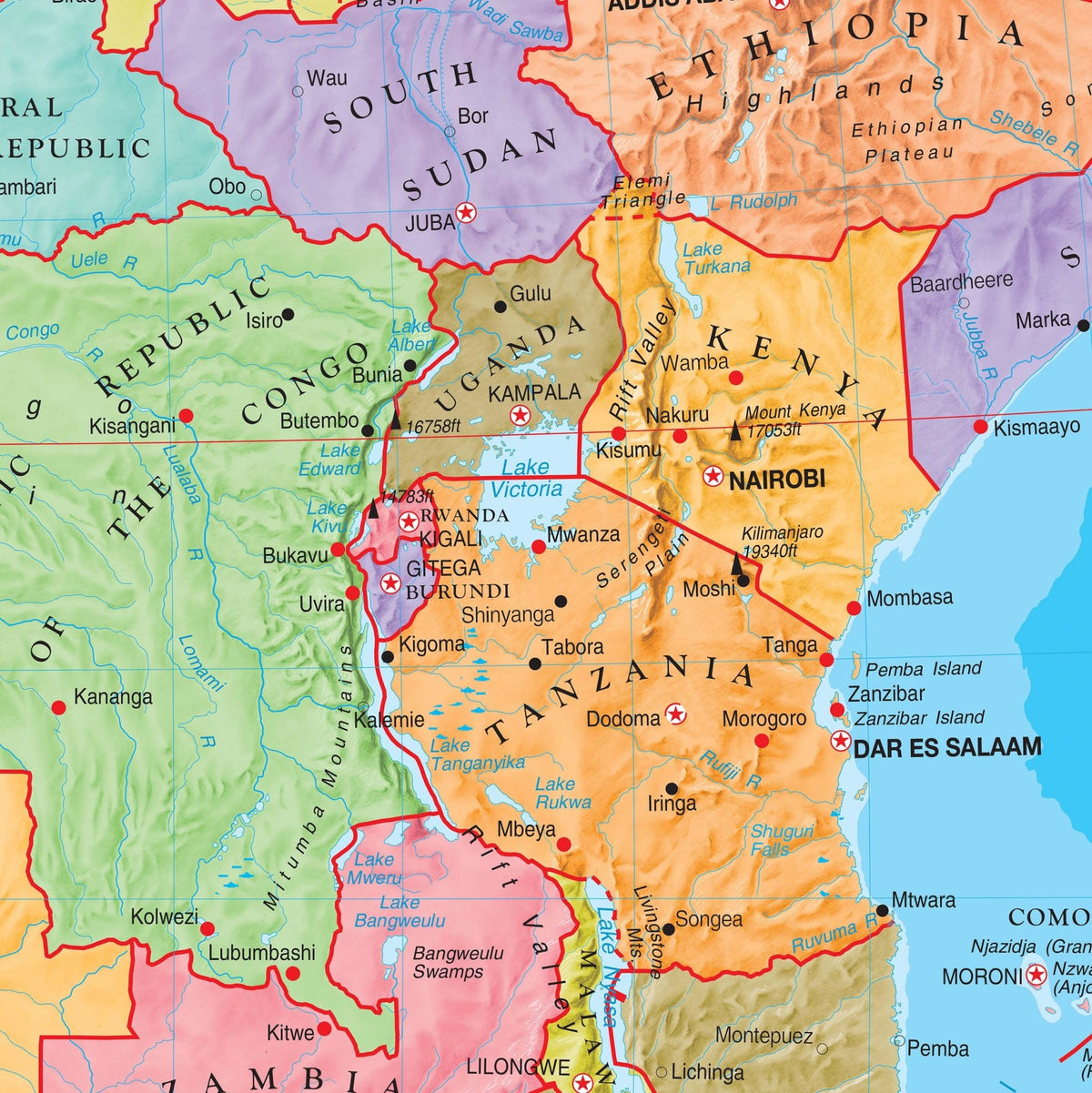 Advanced Classroom Wall Maps Collection | Enhance Learning with ...