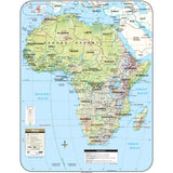 Africa Shaded Relief Wall Map - KA-AFR-SHR-29X38-PAPER - Ultimate Globes