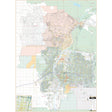 Albuquerque, NM Wall Map - Ultimate Globes - POD - KA - C - NM - ALBUQUERQUE - PAPER - Ultimate Globes