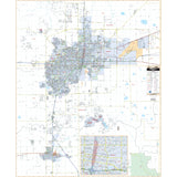 Amarillo, TX Wall Map - KA-C-TX-AMARILLO-PAPER - Ultimate Globes