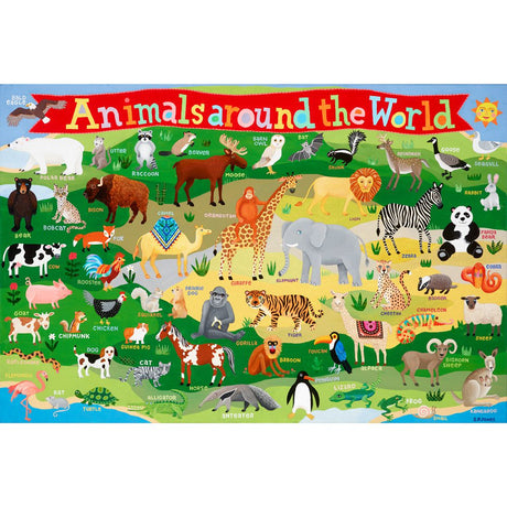 Animals Around the World Puzzle (100 piece) - Waypoint Geographic - KP05 - Ultimate Globes