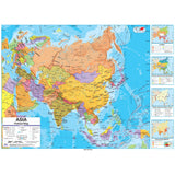 Asia Advanced Political Wall Map - KA-ASIA-ADV-POL-57X42-PAPER - Ultimate Globes