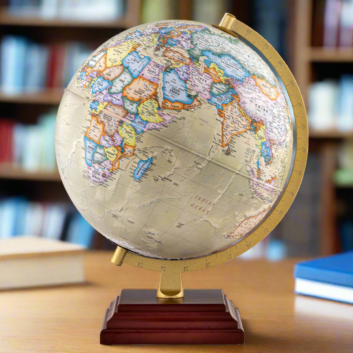 Atlantic Globe by Waypoint Geographic: 12-Inch Antique Ocean